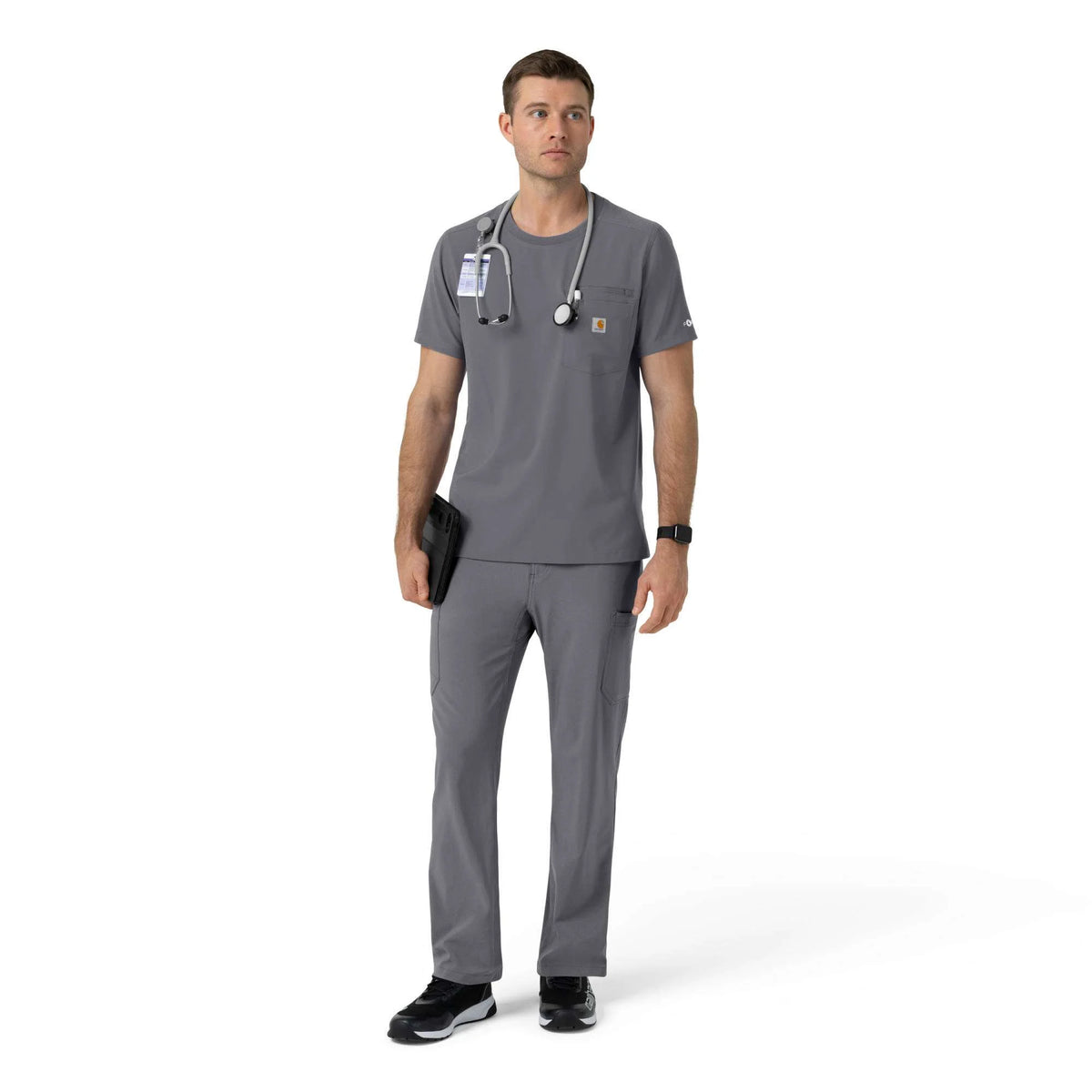 Force Cross-Flex Crew Neck Scrub Top