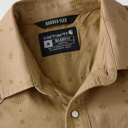 Montana Rugged Flex™ Relaxed Fit Lightweight Long-Sleeve Snap-Front Plaid Shirt