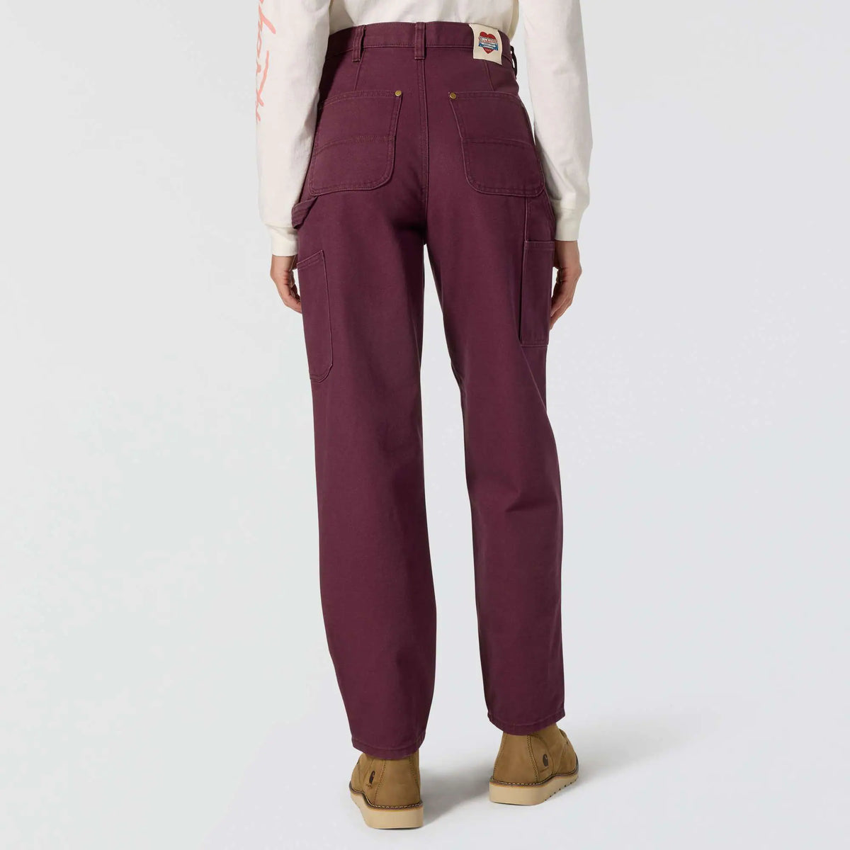 Women's Vintage Fit Double-Front Canvas Pant